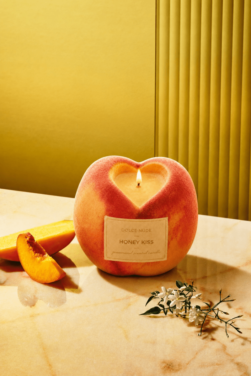 HONEY KISS Scented Candle - Edible Fragrance - DOLCE NUDE