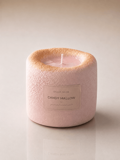 CANDY MALLOW Scented Candle - Edible Fragrance - DOLCE NUDE