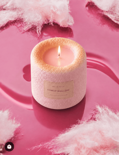 CANDY MALLOW Scented Candle - Edible Fragrance - DOLCE NUDE