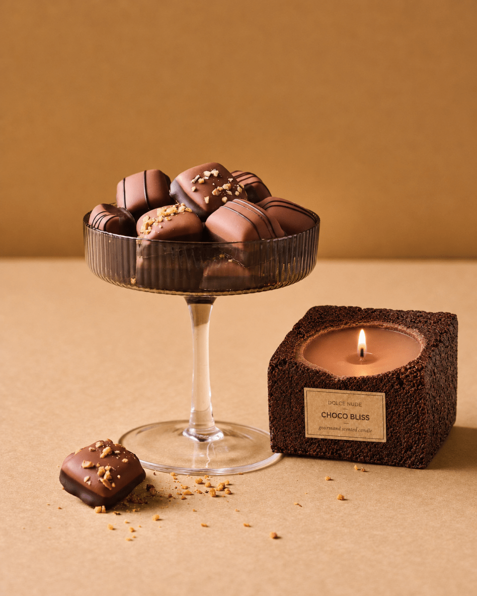 CHOCO BLISS Scented Candle - Edible Fragrance - DOLCE NUDE
