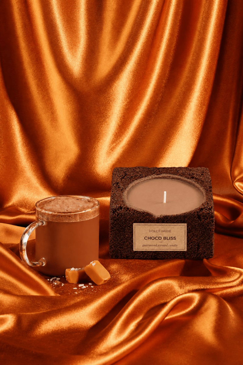 CHOCO BLISS Scented Candle - Edible Fragrance - DOLCE NUDE