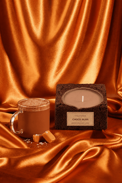 CHOCO BLISS Scented Candle - Edible Fragrance - DOLCE NUDE