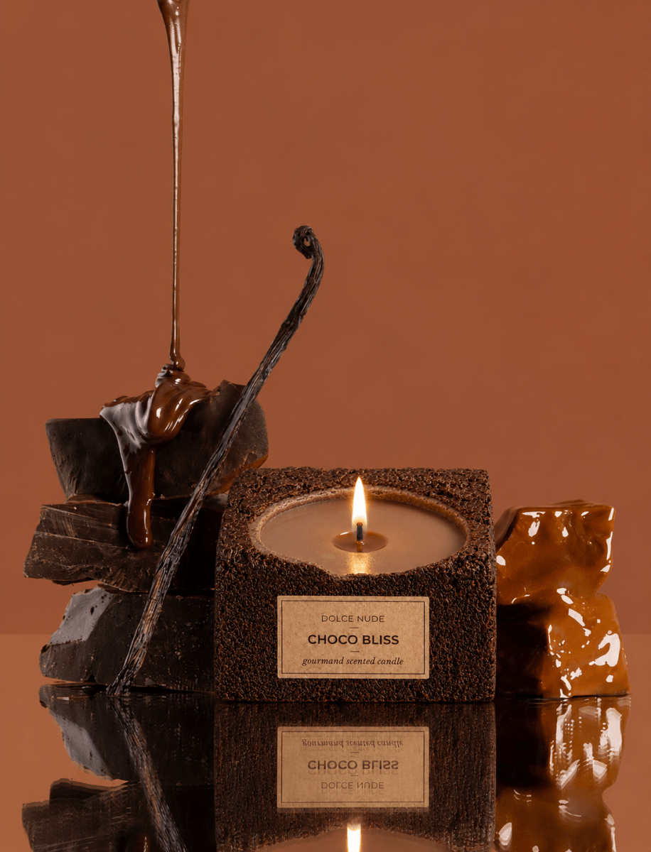 CHOCO BLISS Scented Candle - Edible Fragrance - DOLCE NUDE