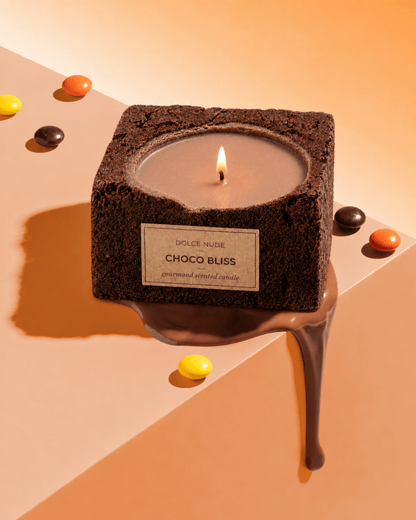 CHOCO BLISS Scented Candle - Edible Fragrance - DOLCE NUDE