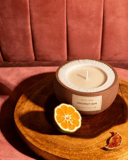 COCONUT SUN Scented Candle - Edible Fragrance - DOLCE NUDE