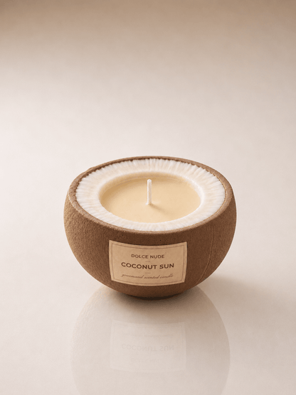 COCONUT SUN Scented Candle - Edible Fragrance - DOLCE NUDE