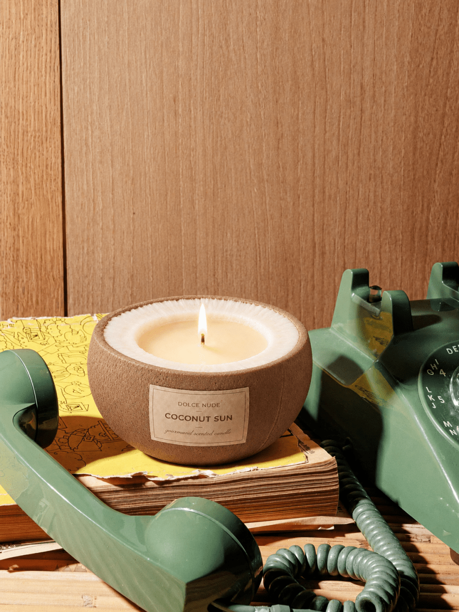 COCONUT SUN Scented Candle - Edible Fragrance - DOLCE NUDE