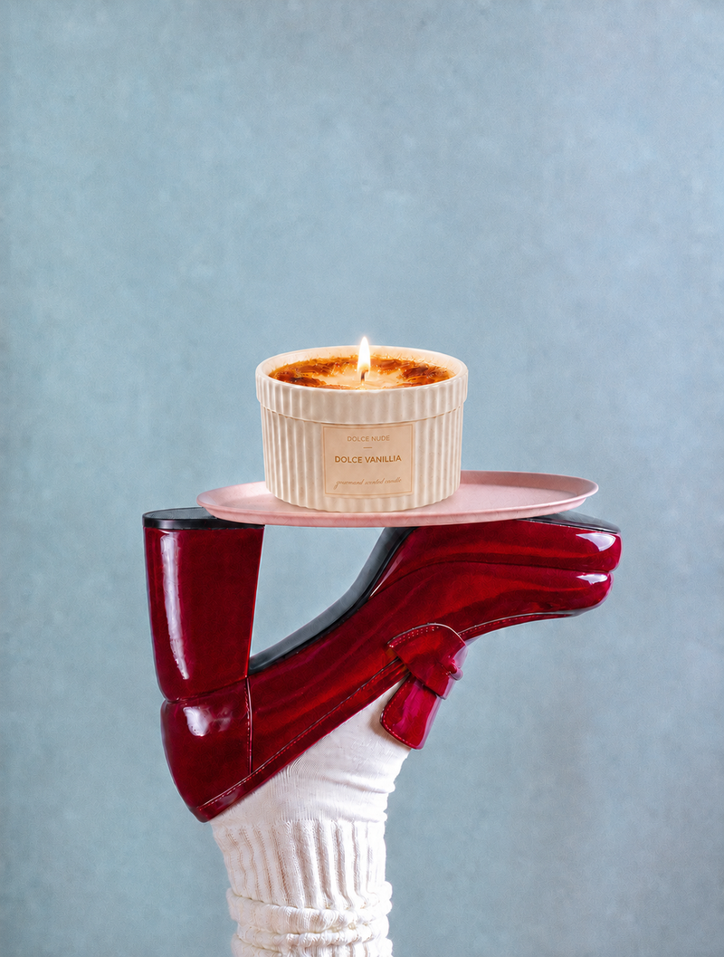 DOLCE VANILLIA creme brulee scented candle by DOLCE NUDE