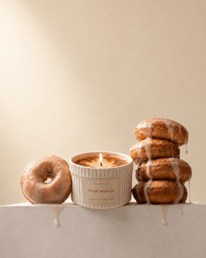 DOLCE VANILLIA Scented Candle - Edible Fragrance - DOLCE NUDE