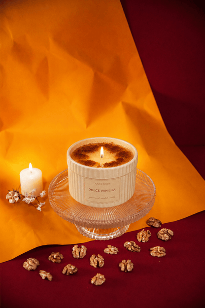 DOLCE VANILLIA Scented Candle - Edible Fragrance - DOLCE NUDE